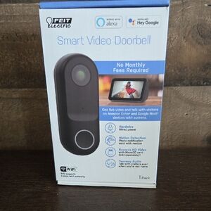 FEIT Smart Video Doorbell - Black